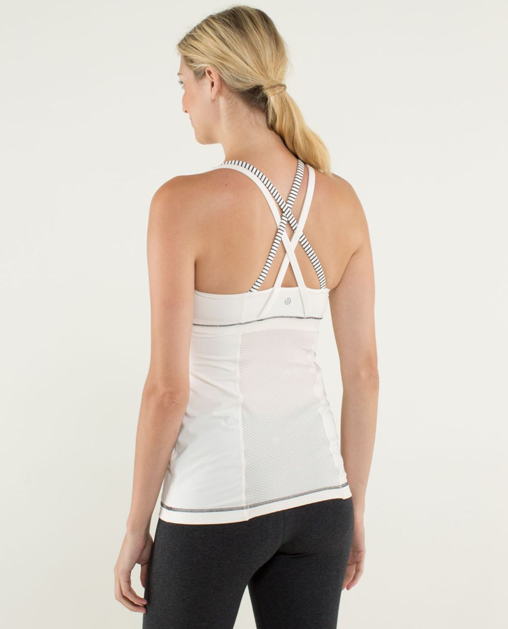 Lululemon Energy Tank - Hyper Stripe Angel Wing / Angel Wing