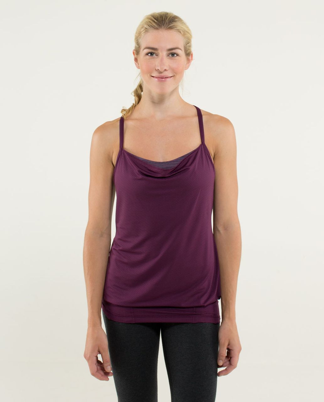 Lululemon C.Y.B Tank - Plum / Wee Are From Space September Plum