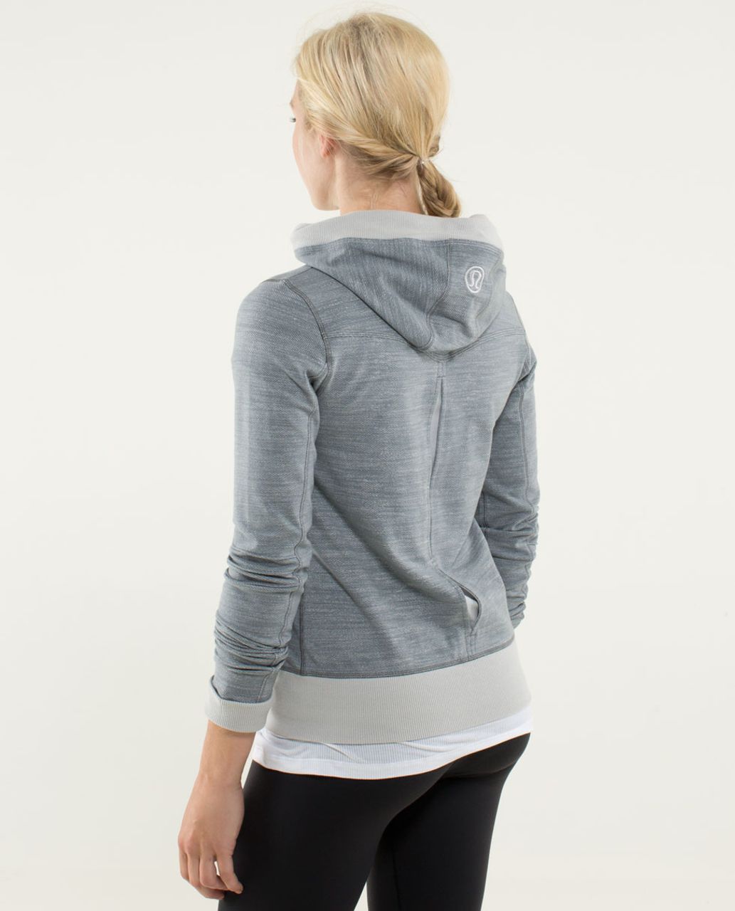 Lululemon commuter denim grey scuba hoodie - Agent Athletica