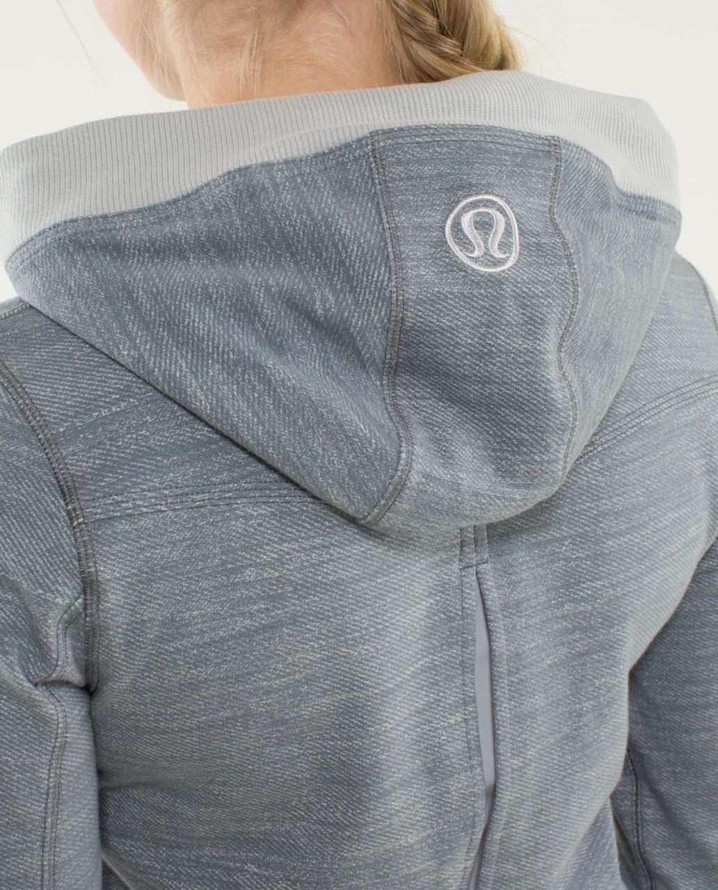 Lululemon commuter denim grey scuba hoodie - Agent Athletica