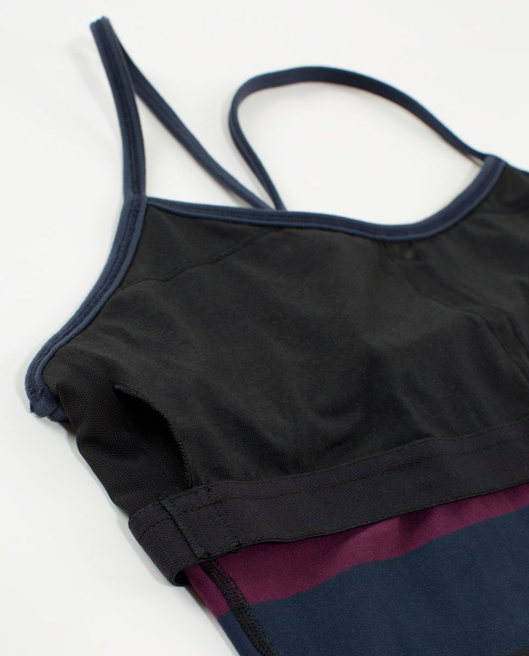 Lululemon Power Y Tank *Luon Light - Pow Stripe Angel Wing / Inkwell