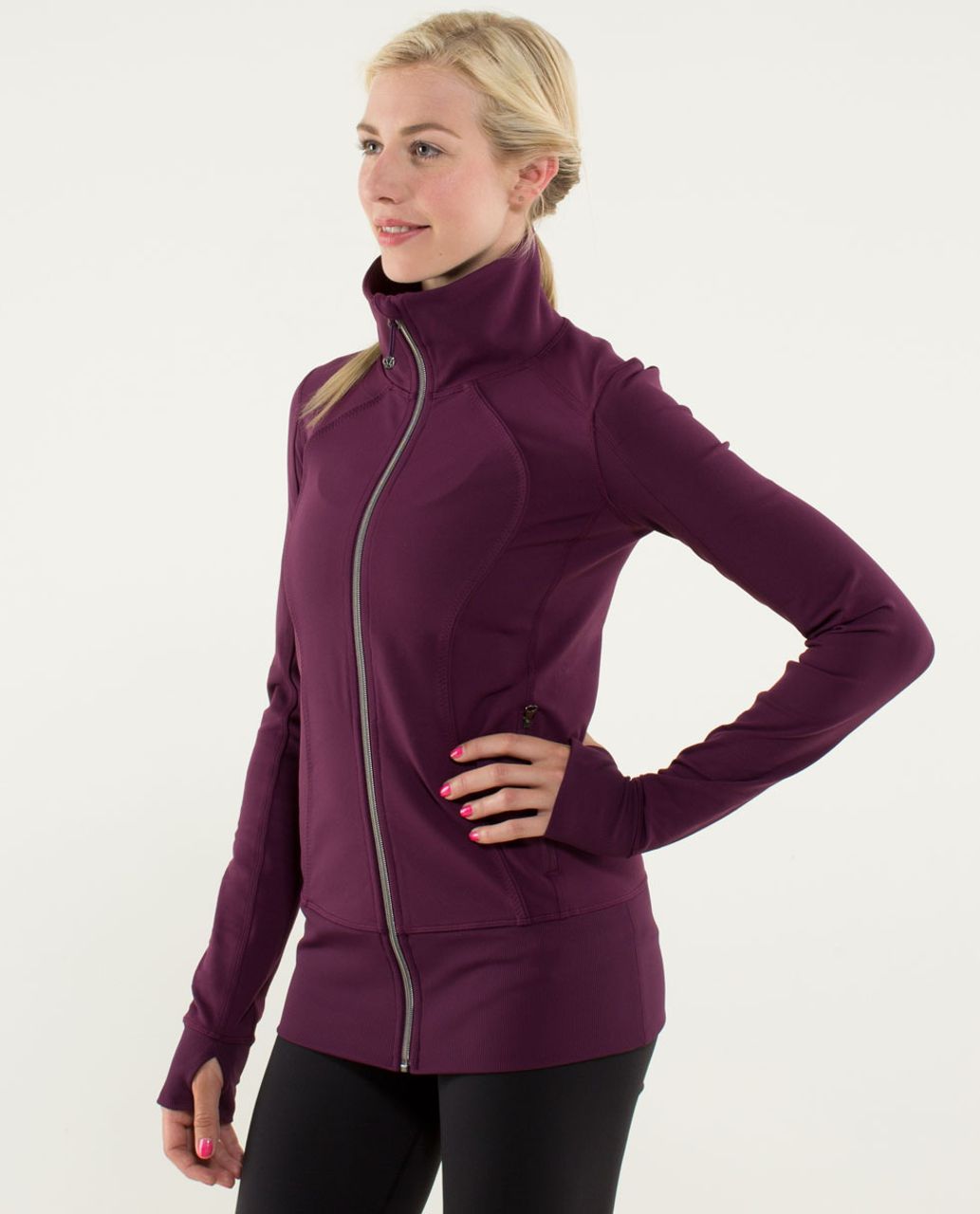 Lululemon Nice Asana Jacket - Plum