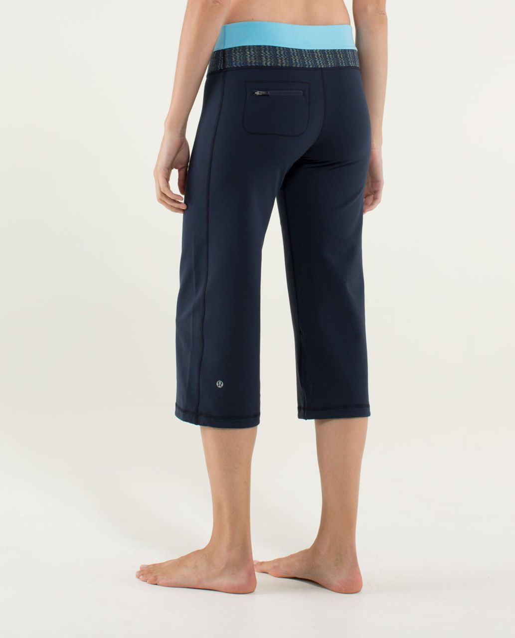 Lululemon Dharana Crop - Inkwell / Blue Moon / Ziggy Wee August Inkwell