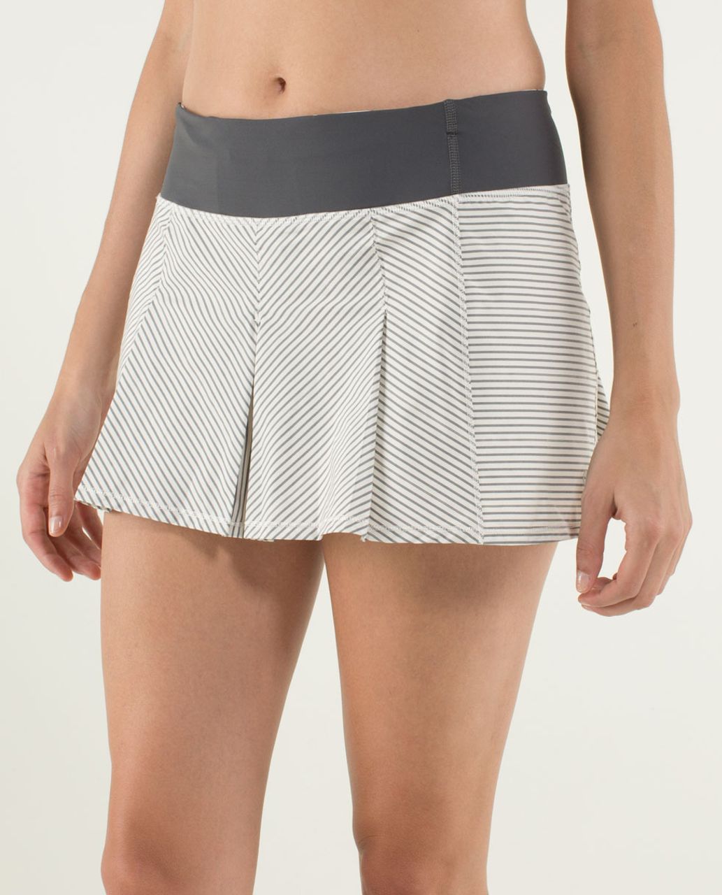 Lululemon Fast Cat Skirt - Hyper Stripe Reflective Angel Wing / Soot Light / Slalom Stripe Angel Wing