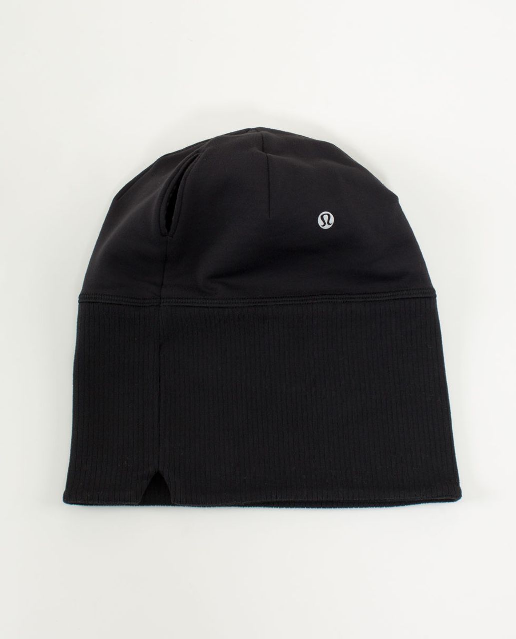 Lululemon Run With Me Toque - Mini Hyper Stripe Black / Black