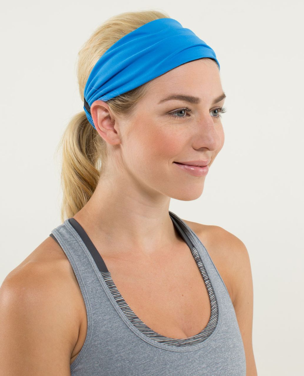 Lululemon Bang Buster Headband *Reversible - Cornflower / Black