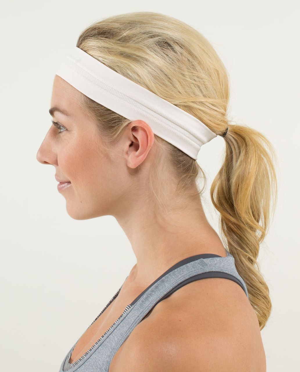 Lululemon Swiftly Headband - Heathered Angel Wing