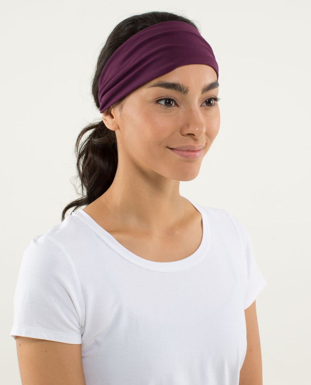 Lululemon Bang Buster Headband *Reversible - Plum / Black