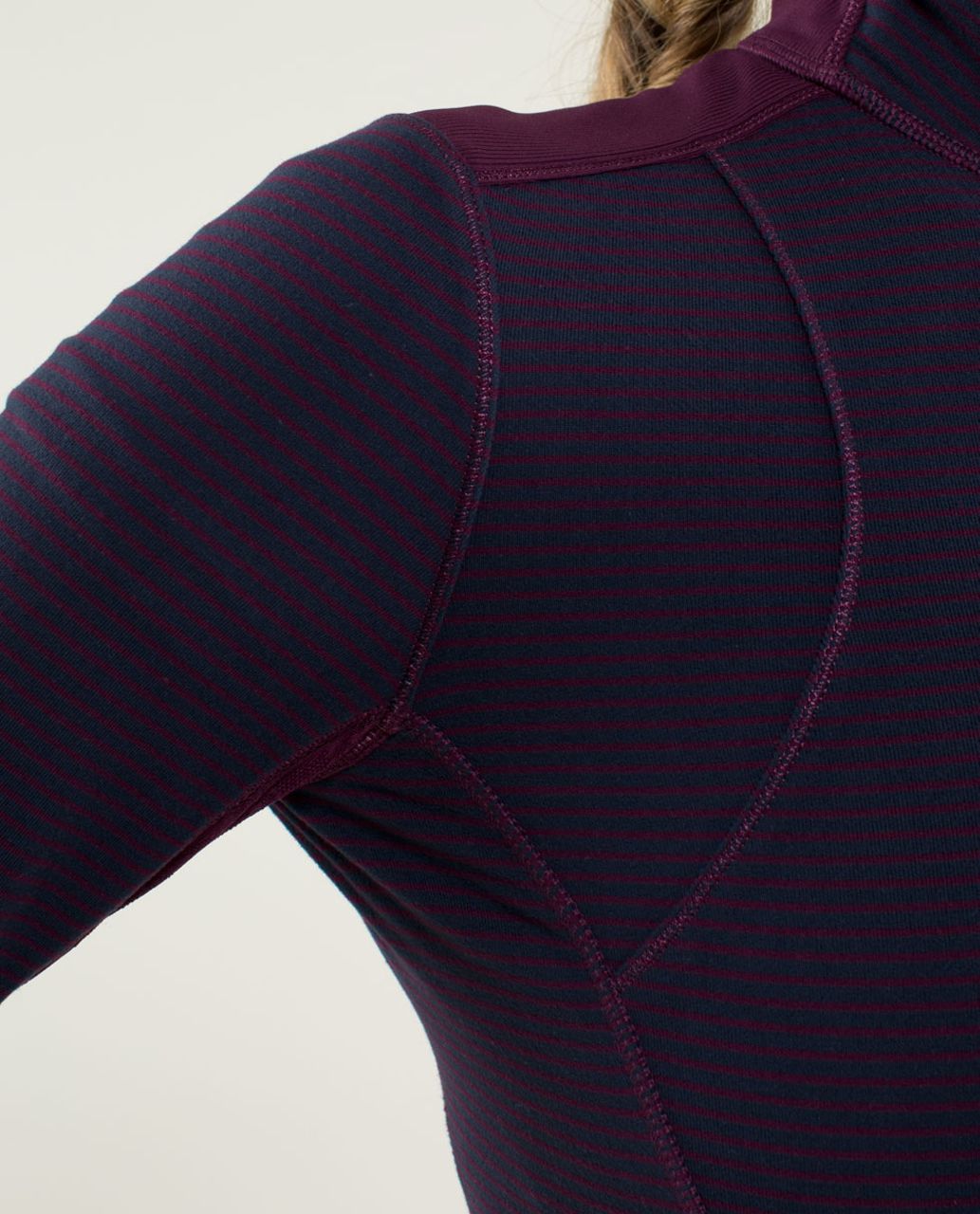 Lululemon Star Runner Pullover - Hyper Stripe Plum / Plum