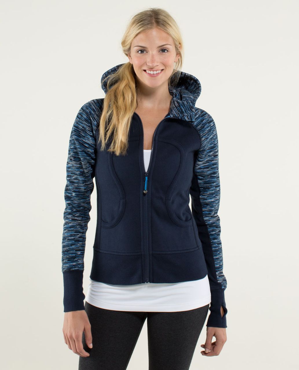 Lululemon Scuba Hoodie *Stretch (Lined Hood) - Inkwell / Wee Are From Space Printed October Inkwell