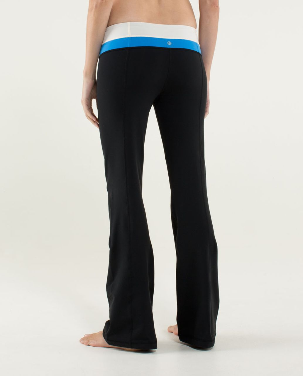 Lululemon Groove Pant (Regular) - Black / Angel Wing / Cornflower