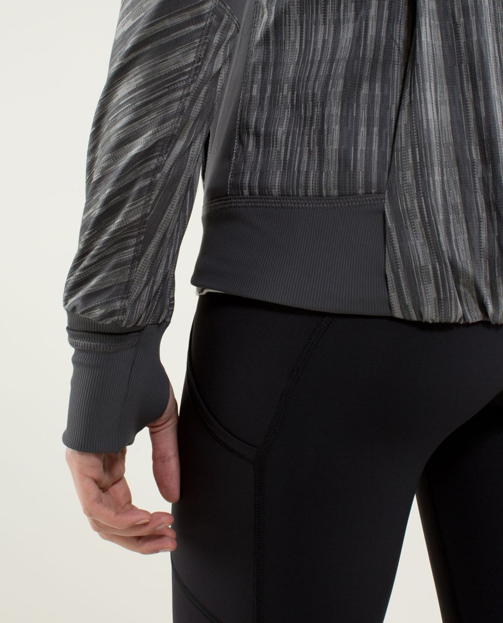 Lululemon She's Swift Jacket - Wee Are From Space Reflective October Angel Wing / Soot Light