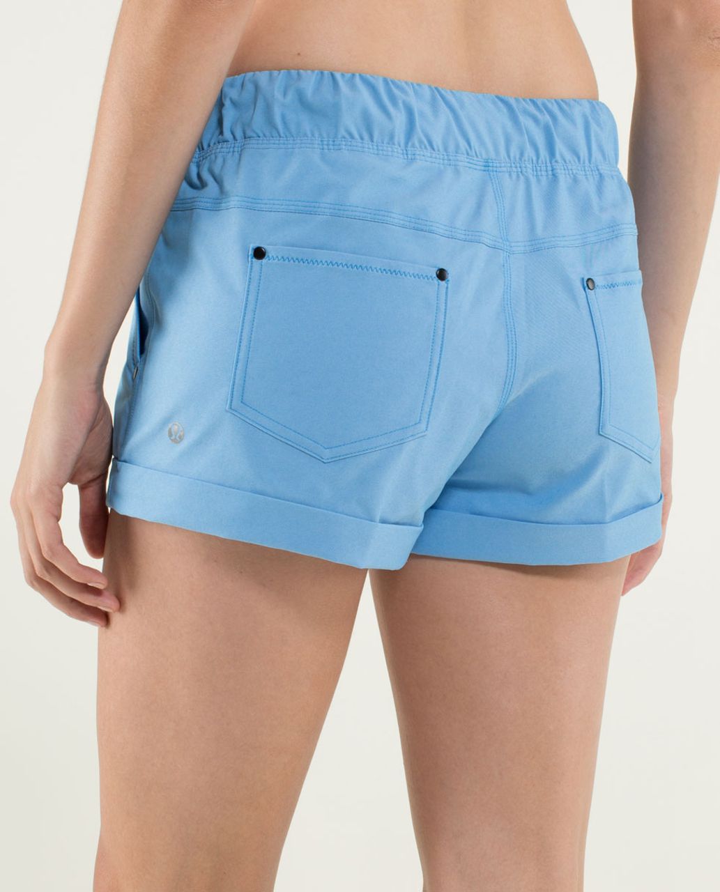 Lululemon Play All Day Short - Cornflower / White