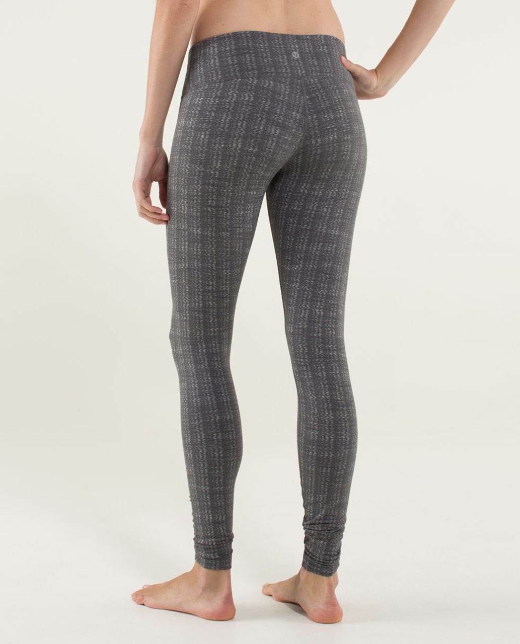 Lululemon Wunder Under Pant *Textured - Ziggy Wee October Angel Wing / Soot Light