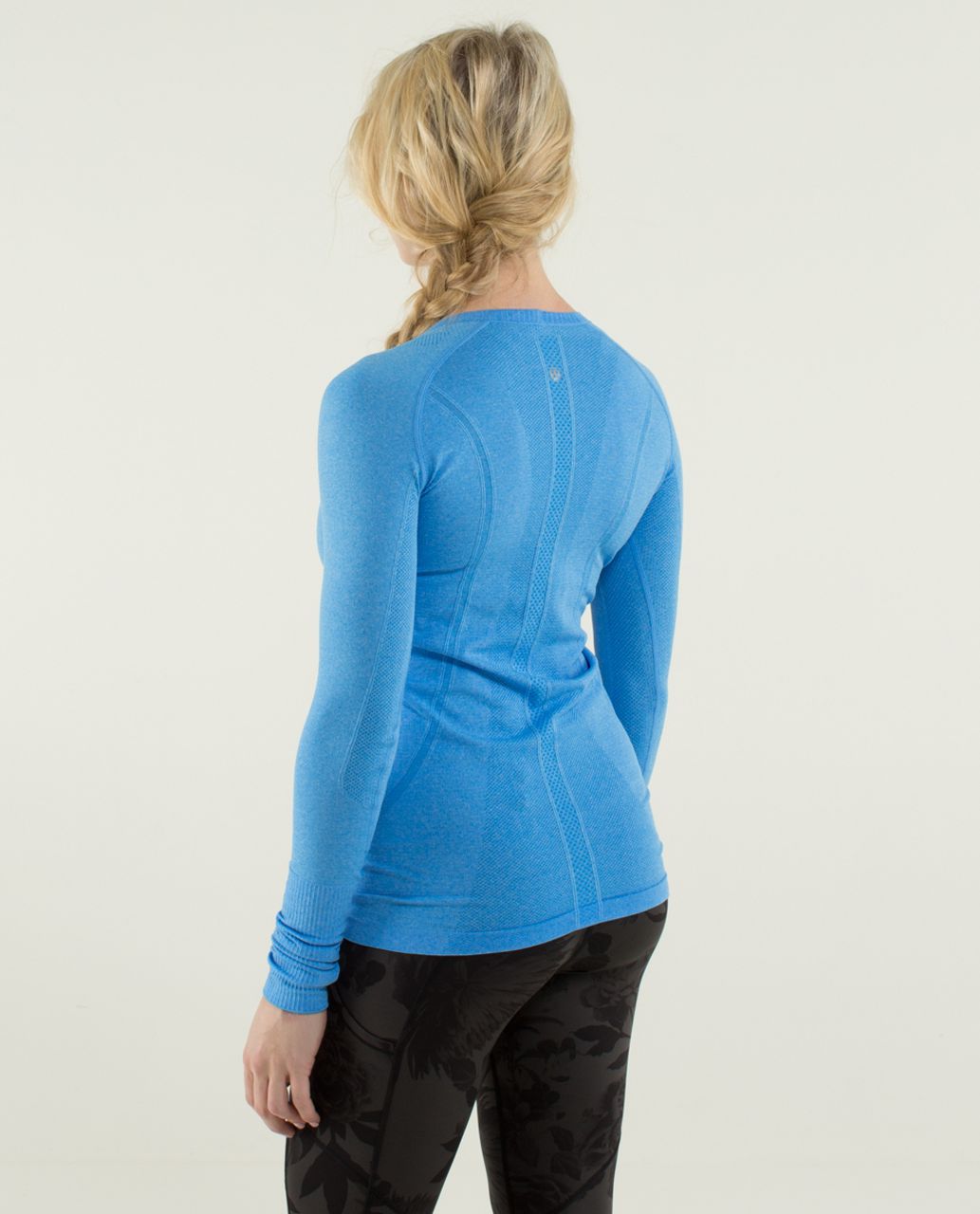 Lululemon Run:  Swiftly Tech Long Sleeve - Heathered Cornflower