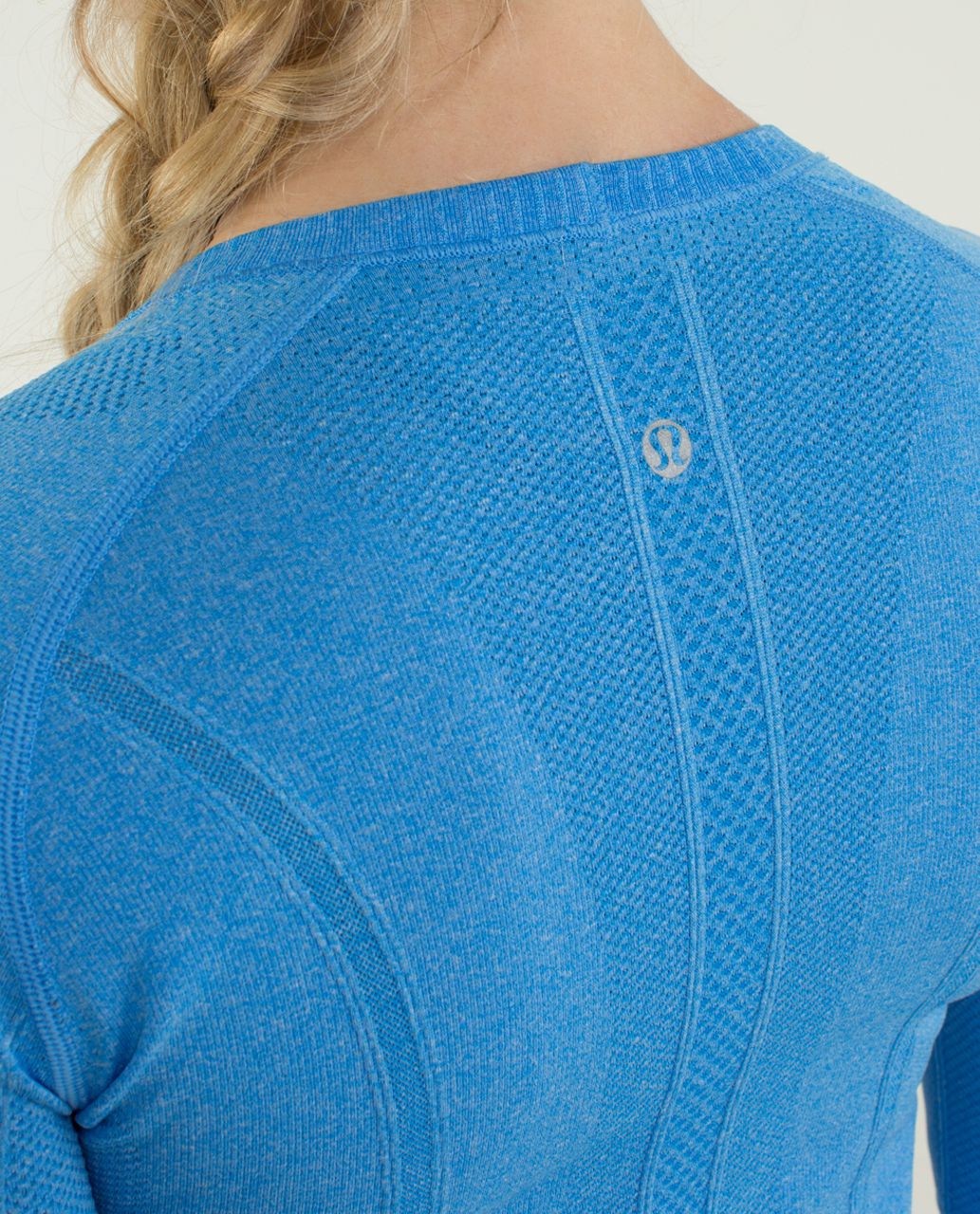 Lululemon Run:  Swiftly Tech Long Sleeve - Heathered Cornflower