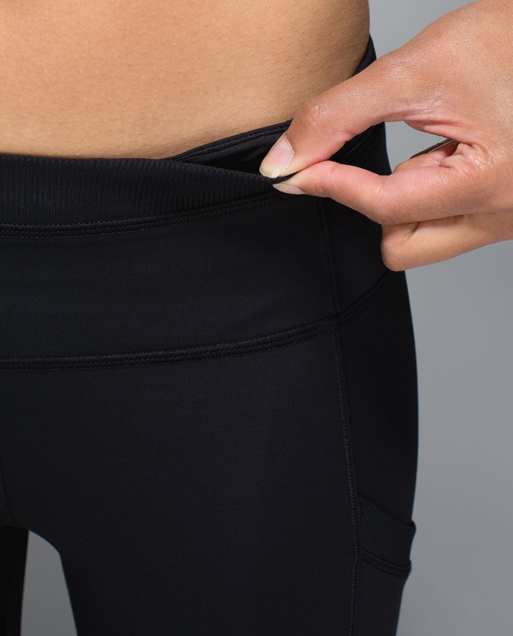 Lululemon Run For Fun Crop - Black