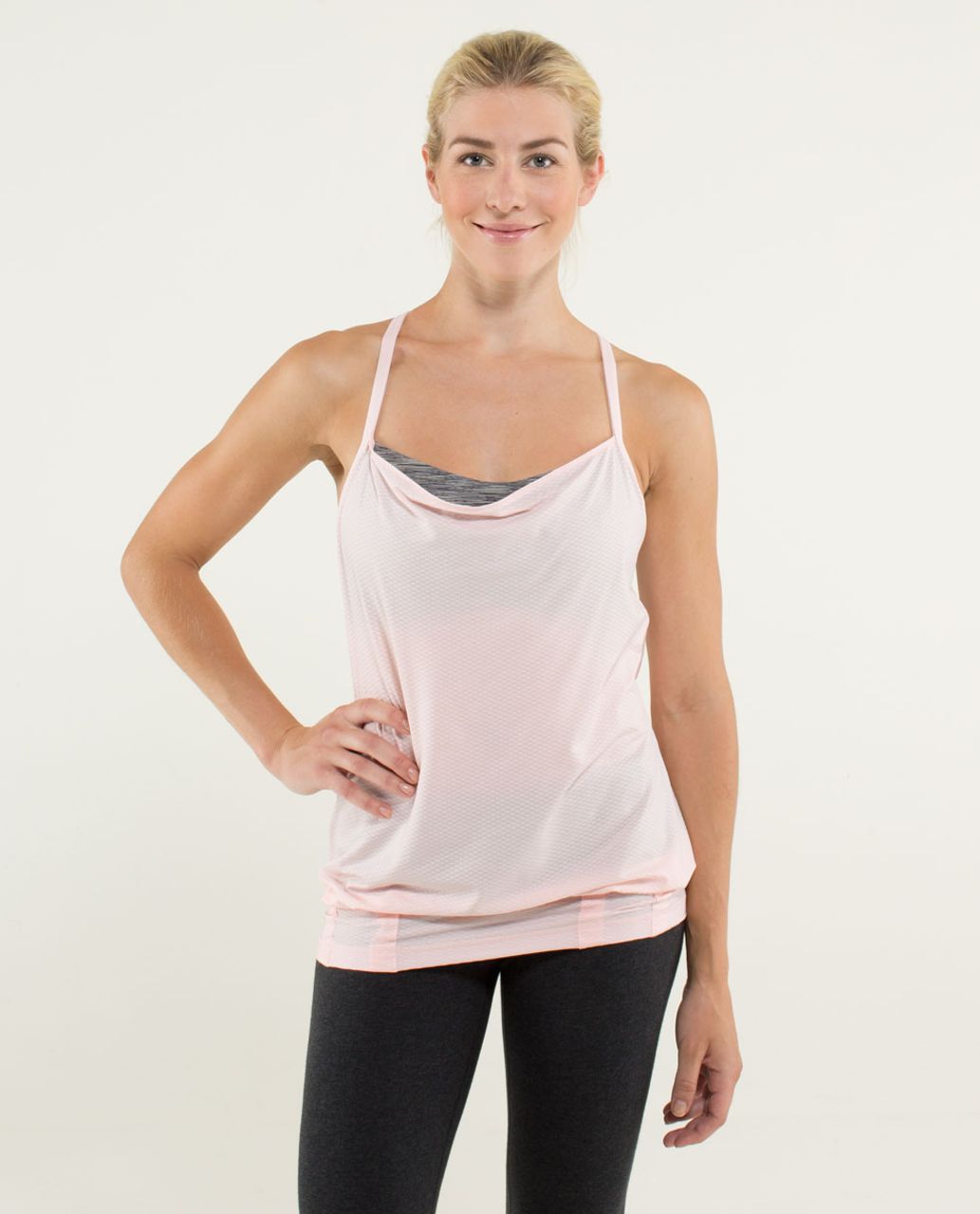 Lululemon C.Y.B Tank - Pretty Pink / Wee Are From Space October Angel Wing