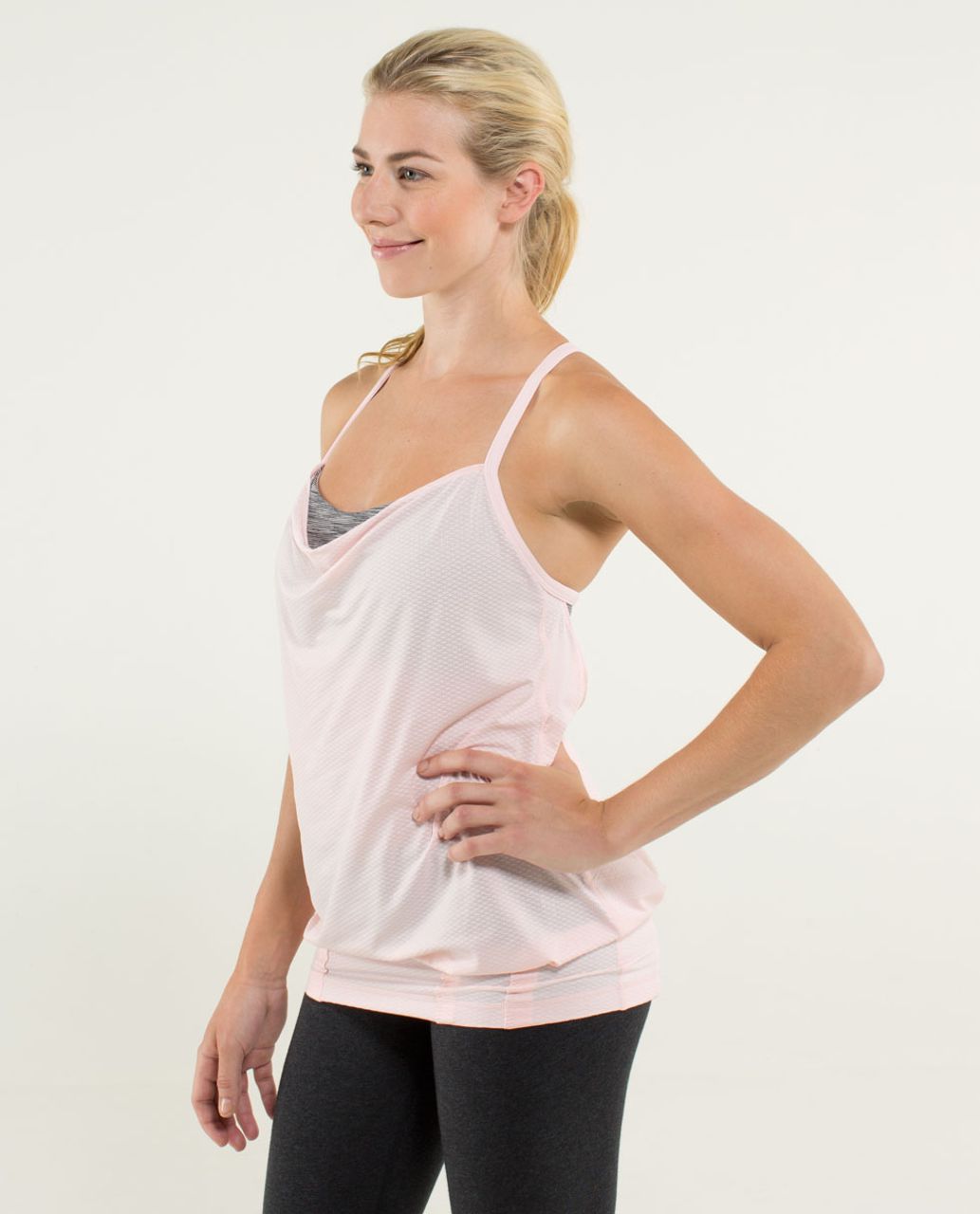 Lululemon C.Y.B Tank - Pretty Pink / Wee Are From Space October Angel Wing