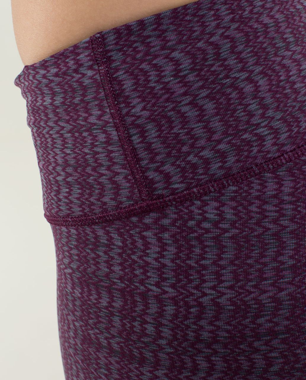 Lululemon Wunder Under Crop *Textured - Ziggy Wee September Plum