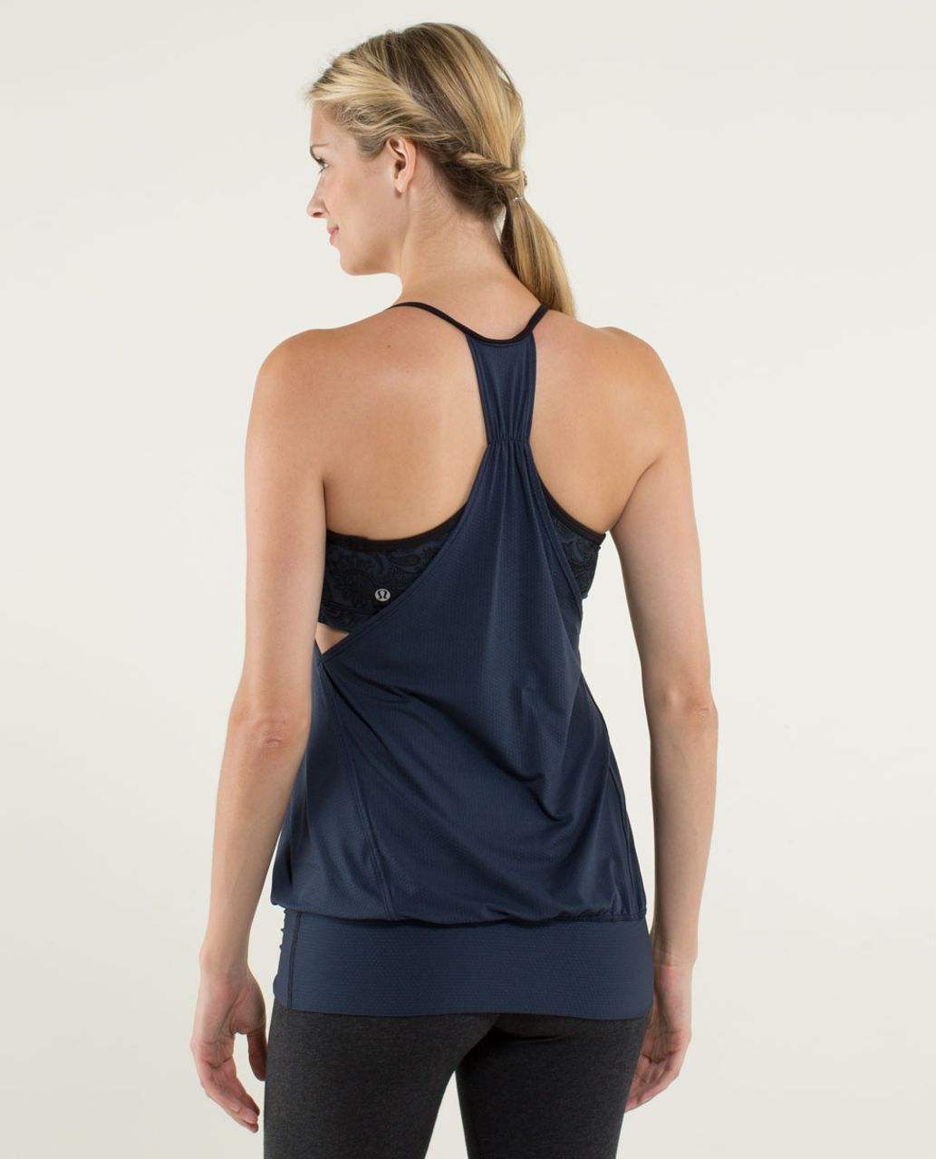 Lululemon No Limits Tank - Inkwell / Paisley Inkwell / Black