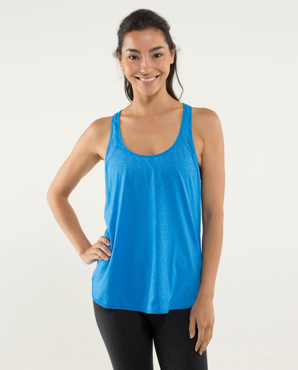 Lululemon 105 F Singlet - Heathered Cornflower / Cornflower