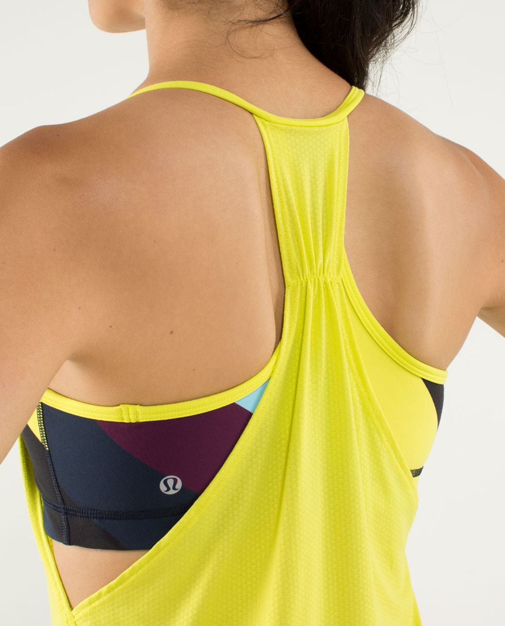 Lululemon No Limits Tank - Split Pea / Pow Stripe Split Pea / Inkwell