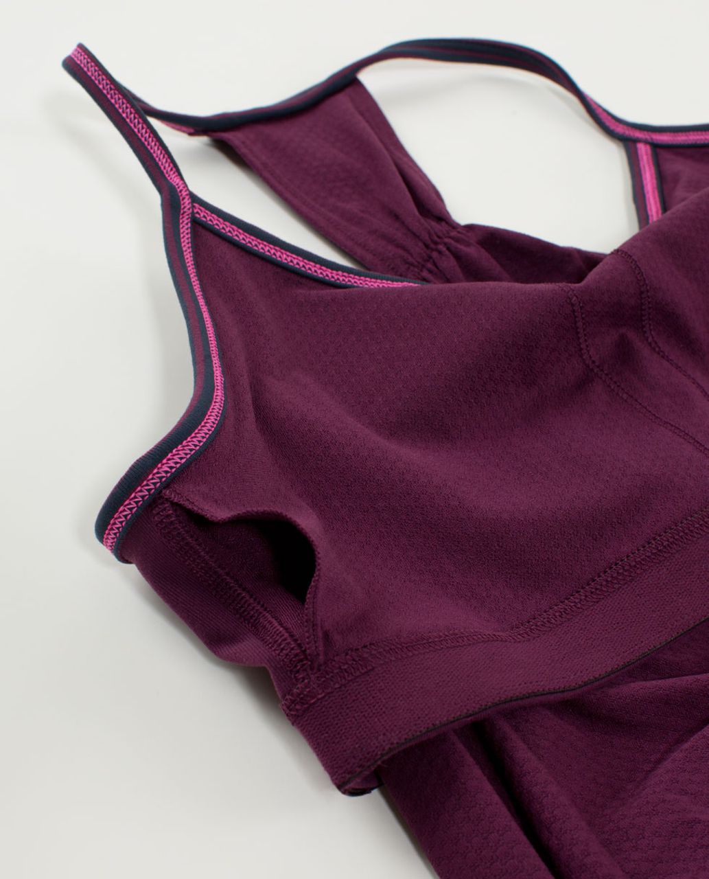 Lululemon No Limits Tank - Plum / Hyper Stripe Plum