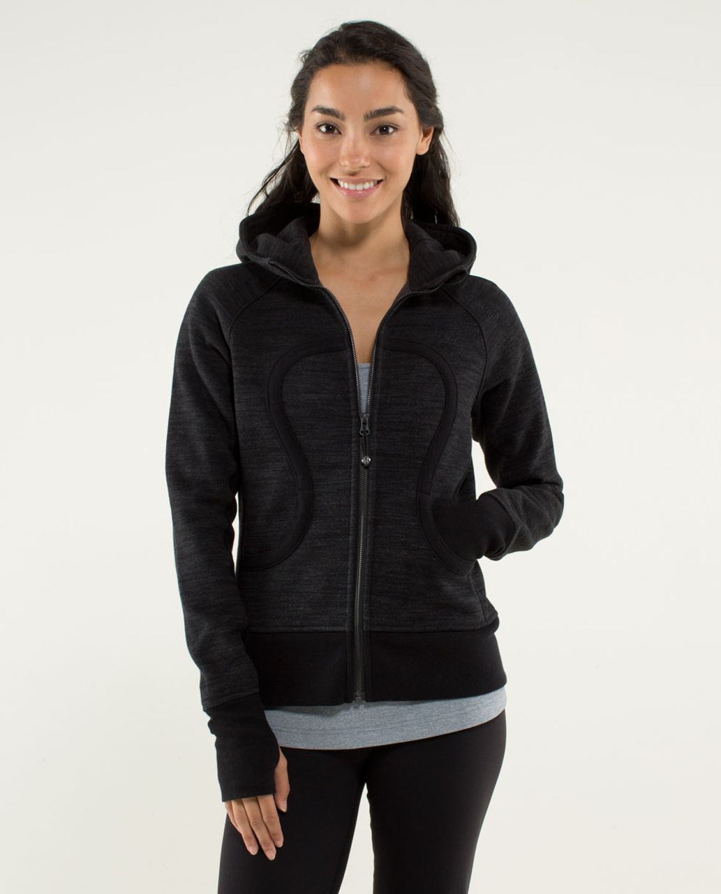 lululemon black scuba hoodie