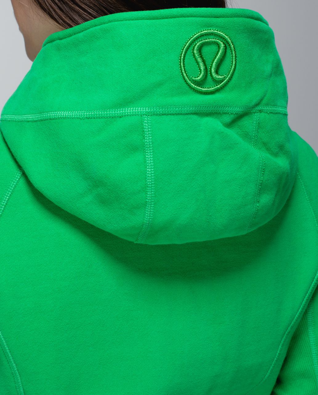 Lululemon Scuba Hoodie *Stretch (Lined Hood) ~ Green Bean/Hyper Stripe  Printed Green Bean ~