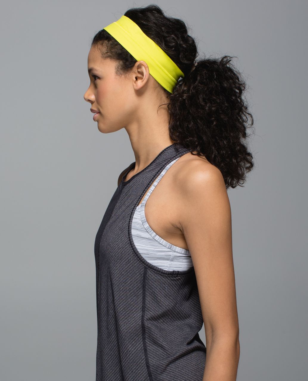 Lululemon Fly Away Tamer Headband - Split Pea