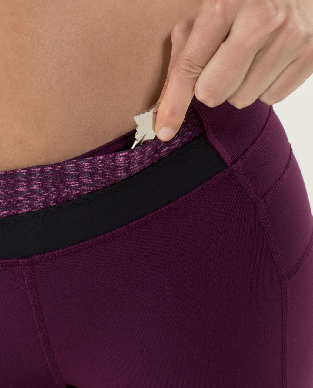 Lululemon City Pulse Pant - Plum / Black / Ziggy Wee August Glo