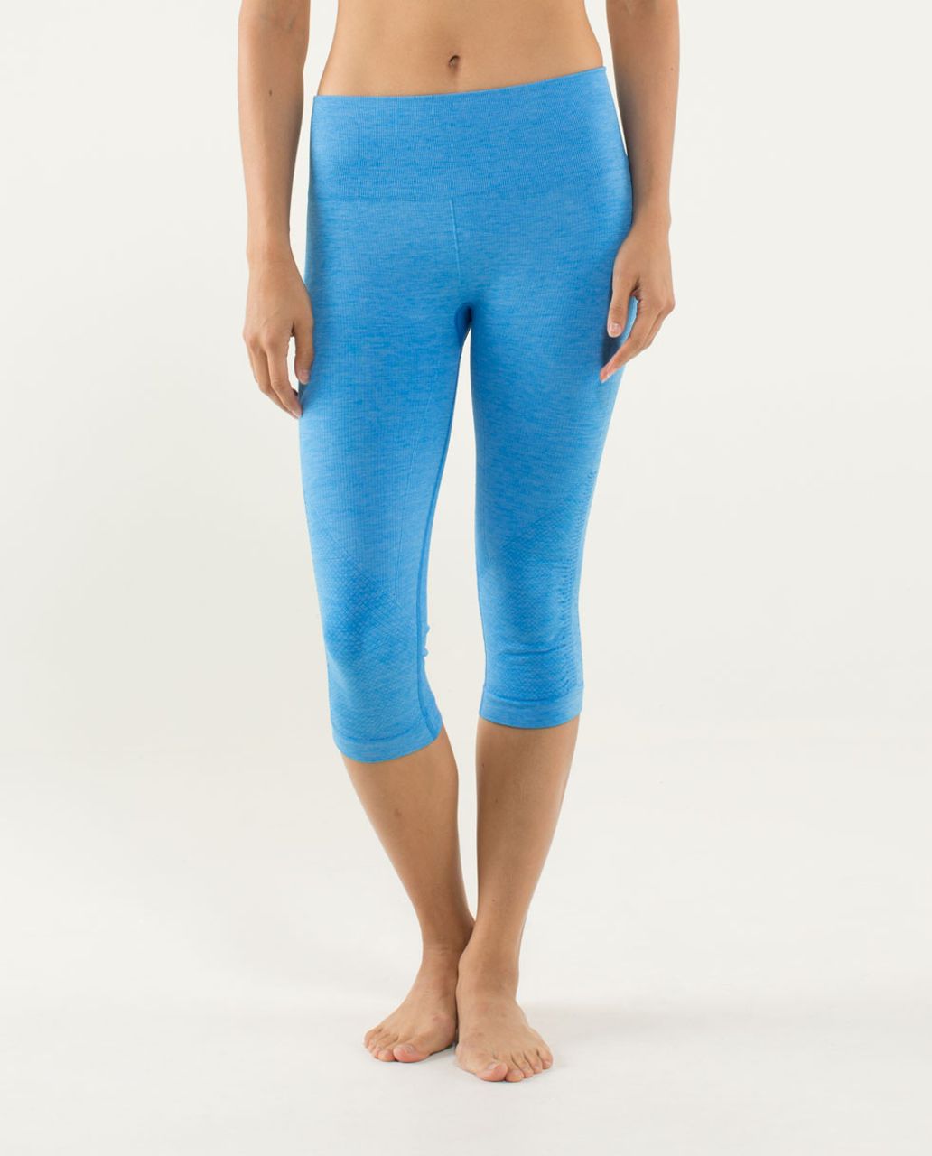 Lululemon In The Flow Crop II - Heathered Deep Coal - lulu fanatics