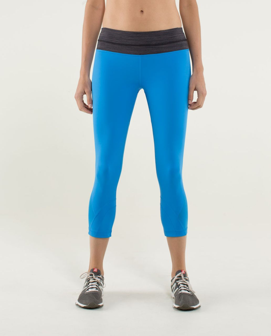 Lululemon Run:  Inspire Crop II - Cornflower / Wee Are From Space September Black