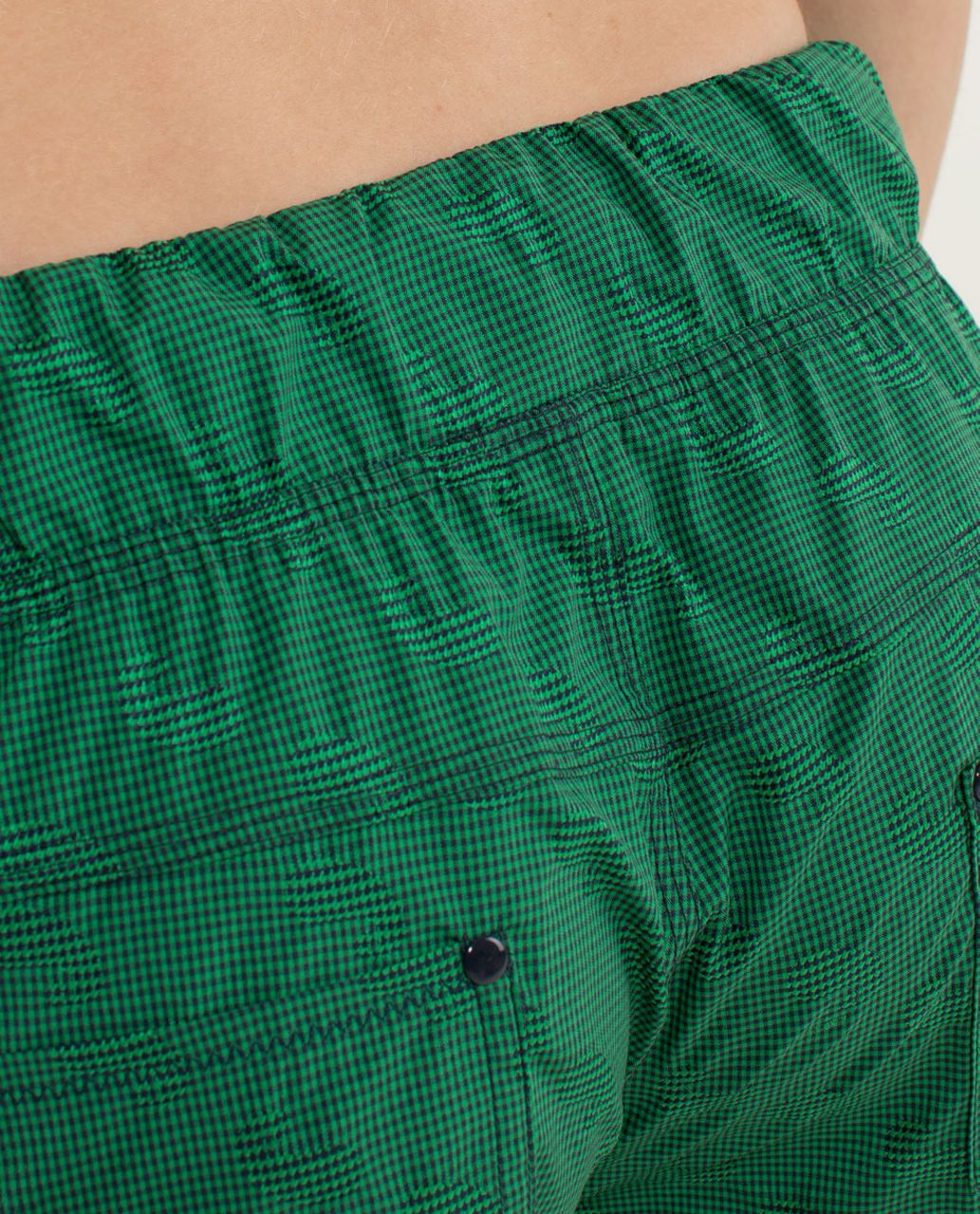 Lululemon Play All Day Short - Inkwell / Green Bean / Inkwell