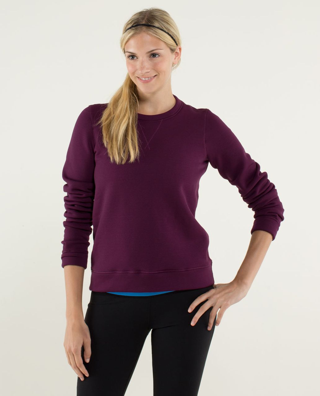 Lululemon Keep It Cozy Crew - Plum - lulu fanatics