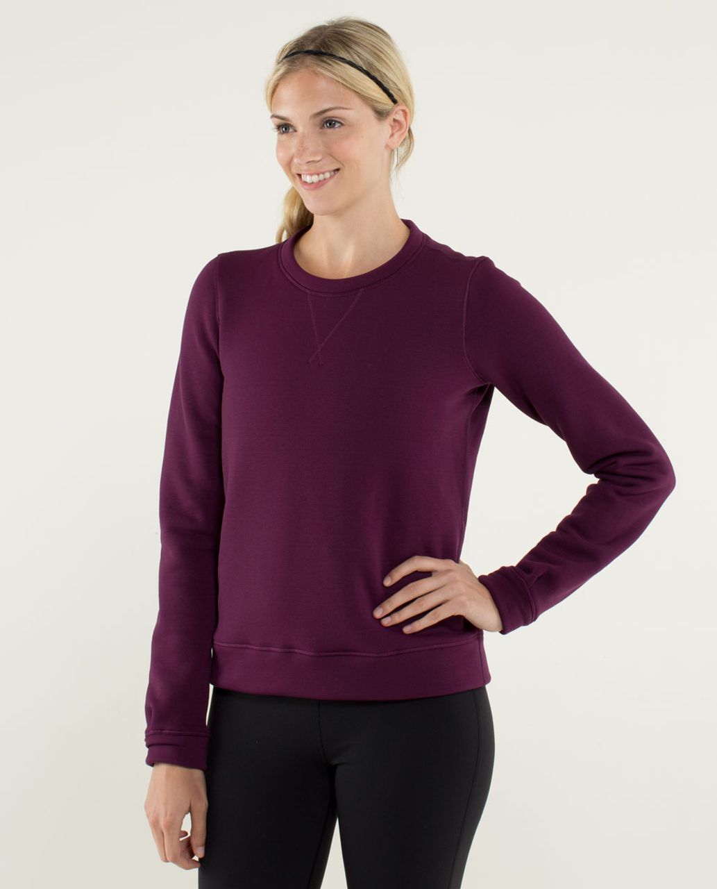 Lululemon Keep It Cozy Crew - Plum