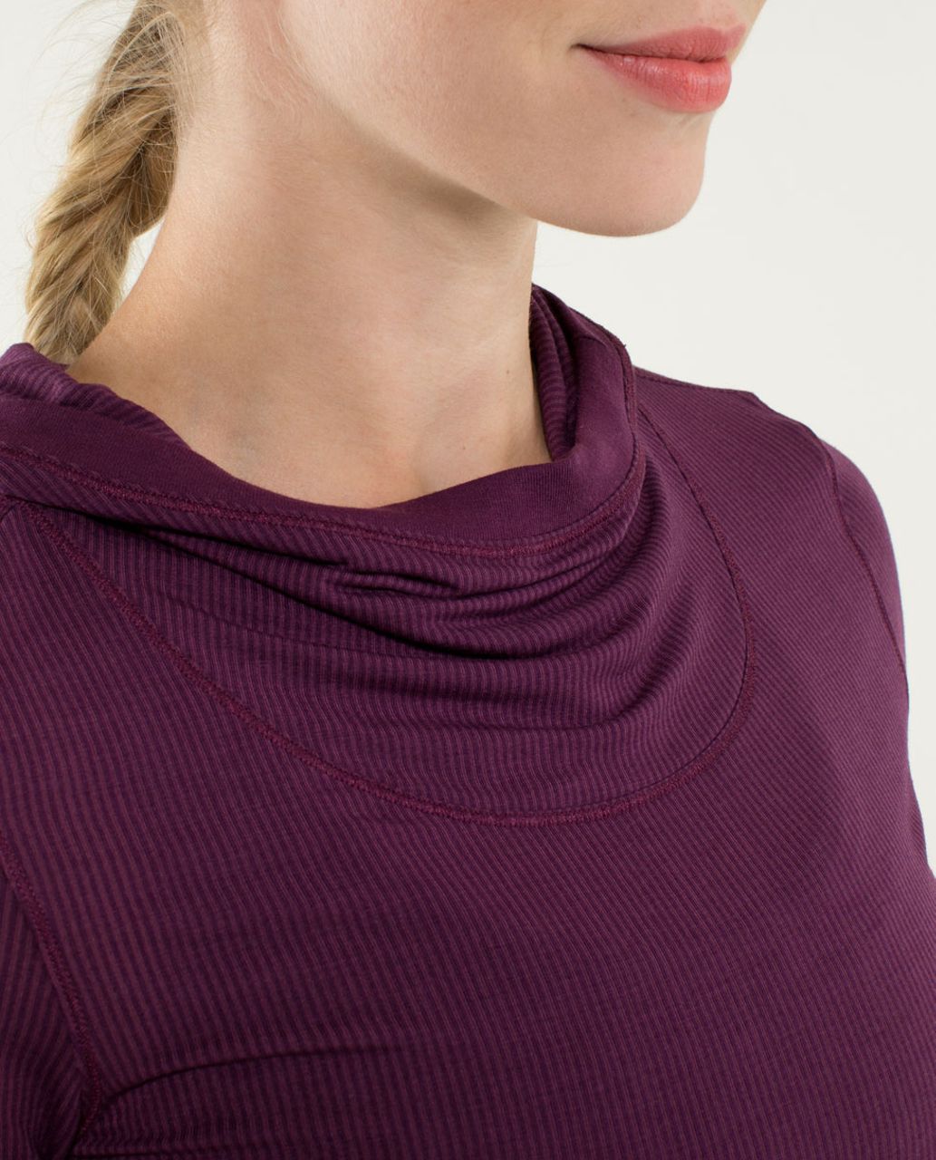 Lululemon Karmady Long Sleeve - Tonka Stripe Burnout Plum