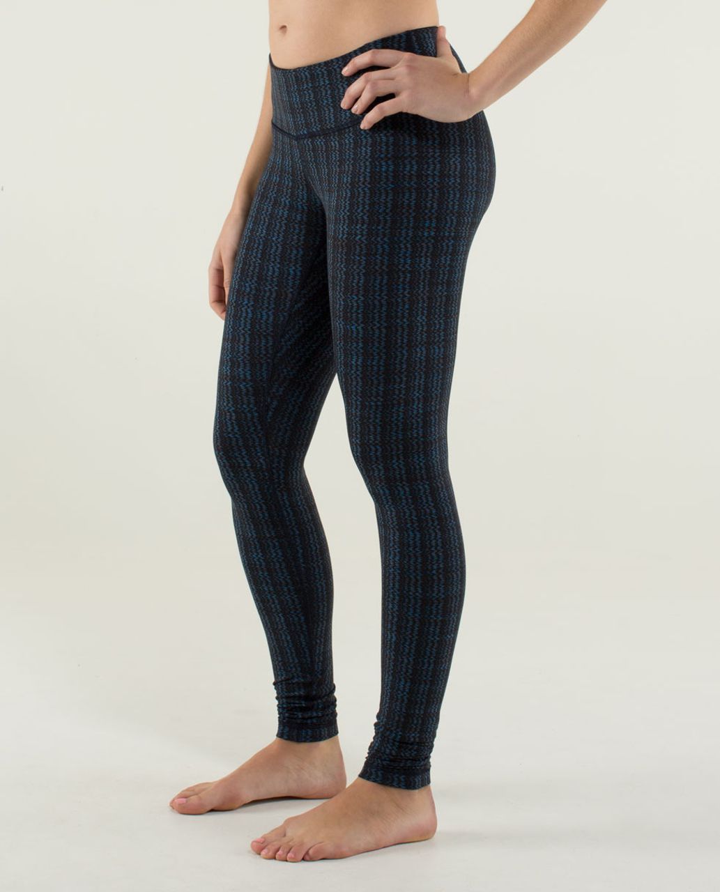 Lululemon Wunder Under Pant - Ziggy Wee October Inkwell / Black