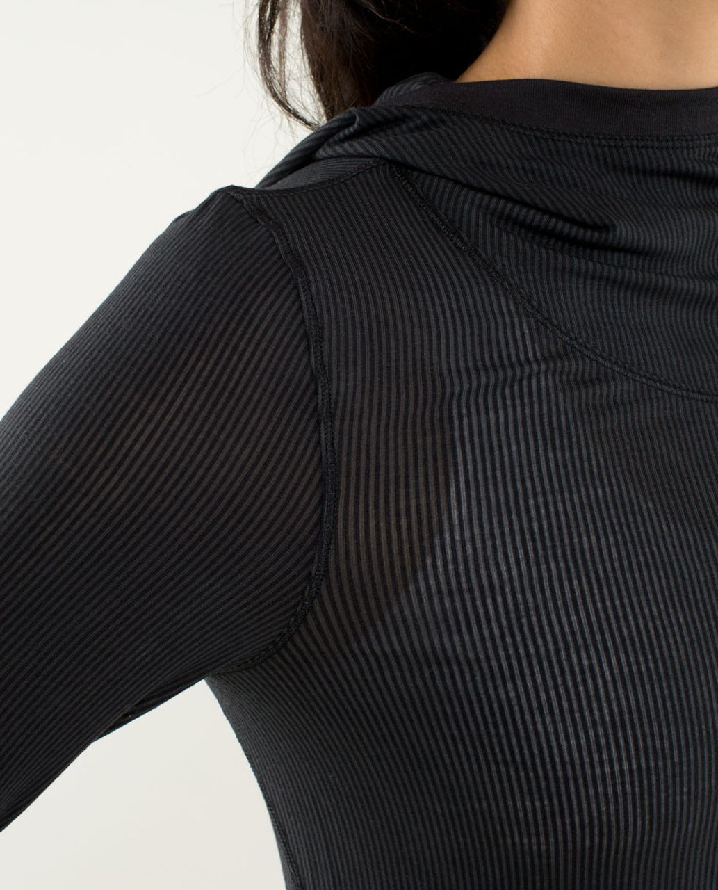 Lululemon Karmady Long Sleeve - Tonka Stripe Burnout Black