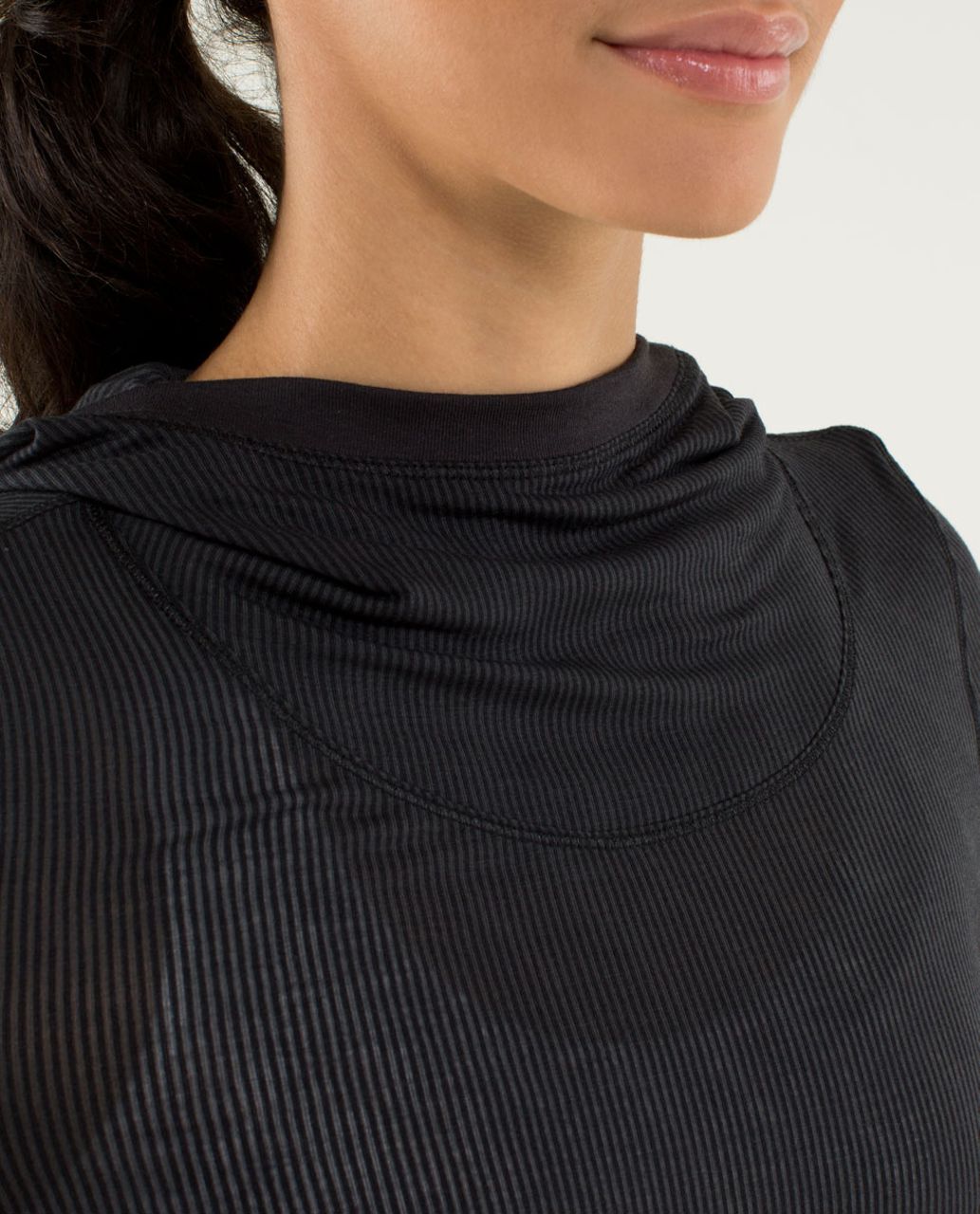 Lululemon Karmady Long Sleeve - Tonka Stripe Burnout Black