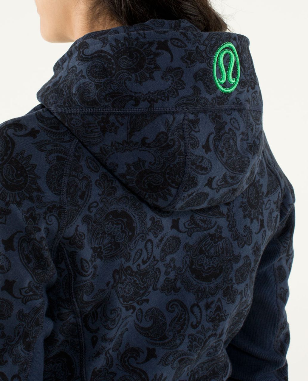 Lululemon Scuba Hoodie *Stretch (Lined Hood) - Paisley Inkwell / Inkwell