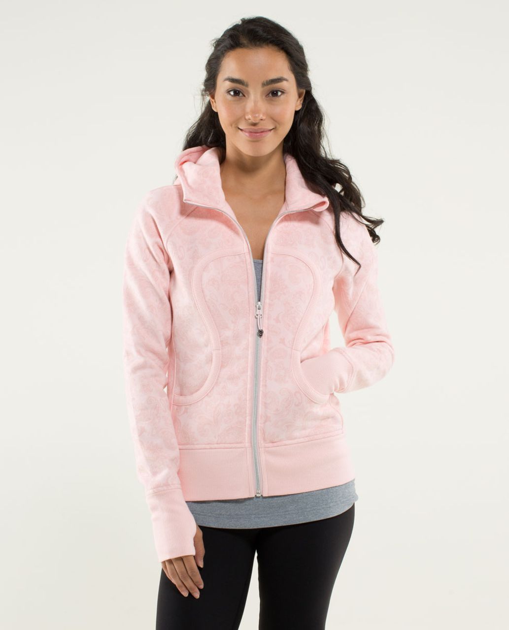 Lululemon bright pink stripe scuba hoodie, size 6 (additional 20% off) –  Belle Boutique Consignment