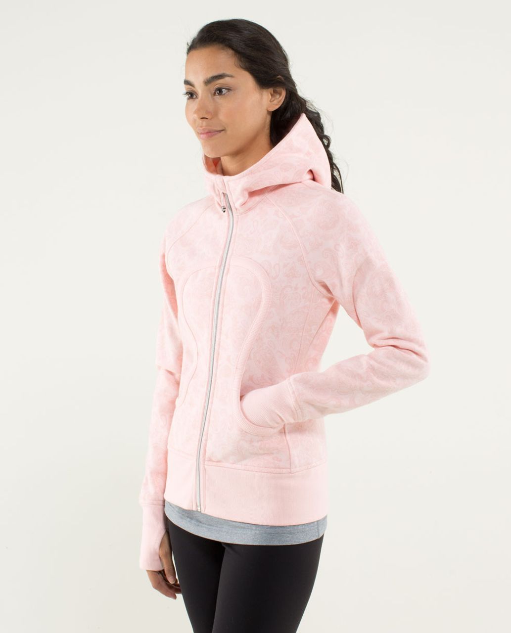 Lululemon Scuba Hoodie *Stretch (Lined Hood) - Paisley Pretty Pink ...