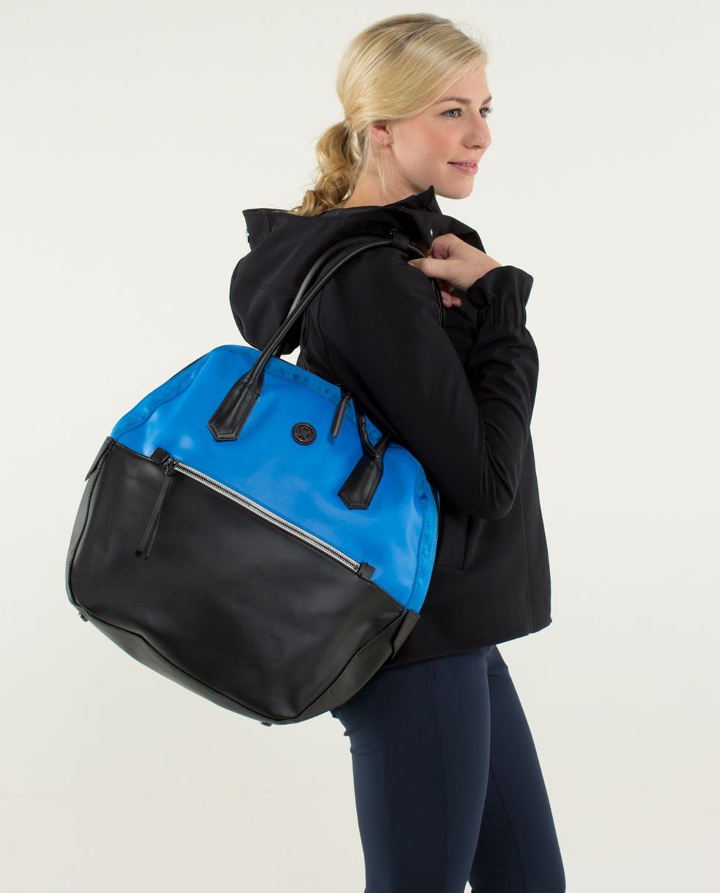 Lululemon Happy Hatha Hour Bag - Cornflower / Black