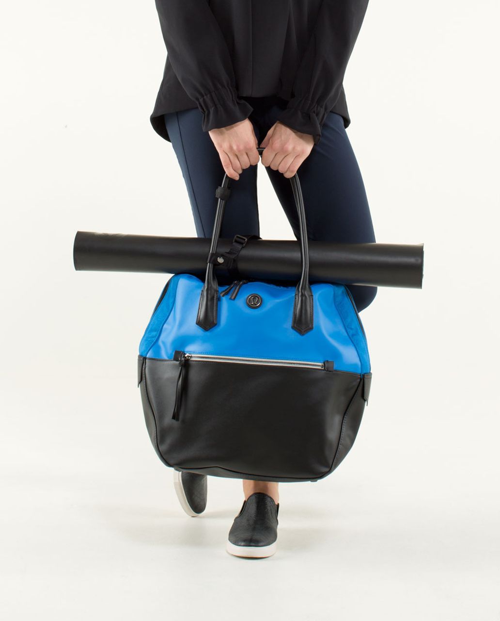 Lululemon Happy Hatha Hour Bag - Cornflower / Black