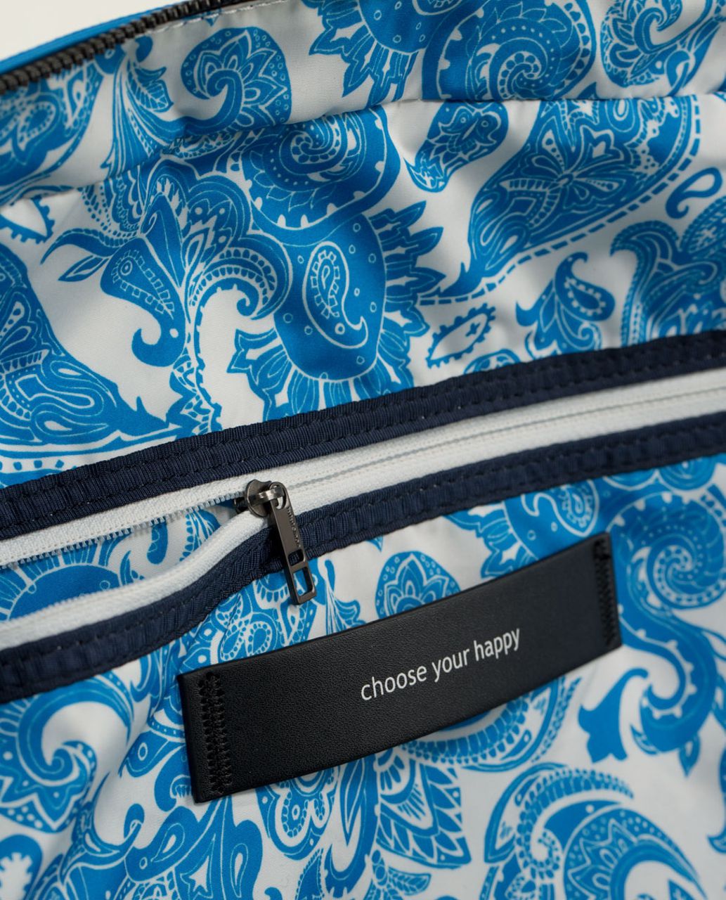 Lululemon Happy Hatha Hour Bag - Cornflower / Black