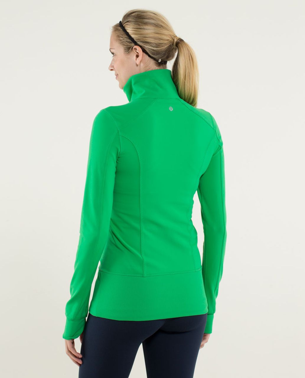 Lululemon Nice Asana Jacket - Green Bean - lulu fanatics