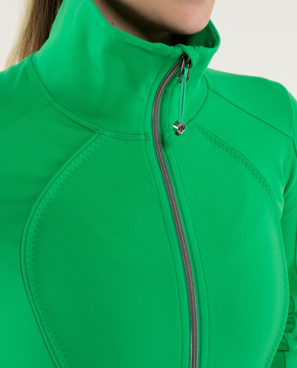 Lululemon Nice Asana Jacket - Green Bean