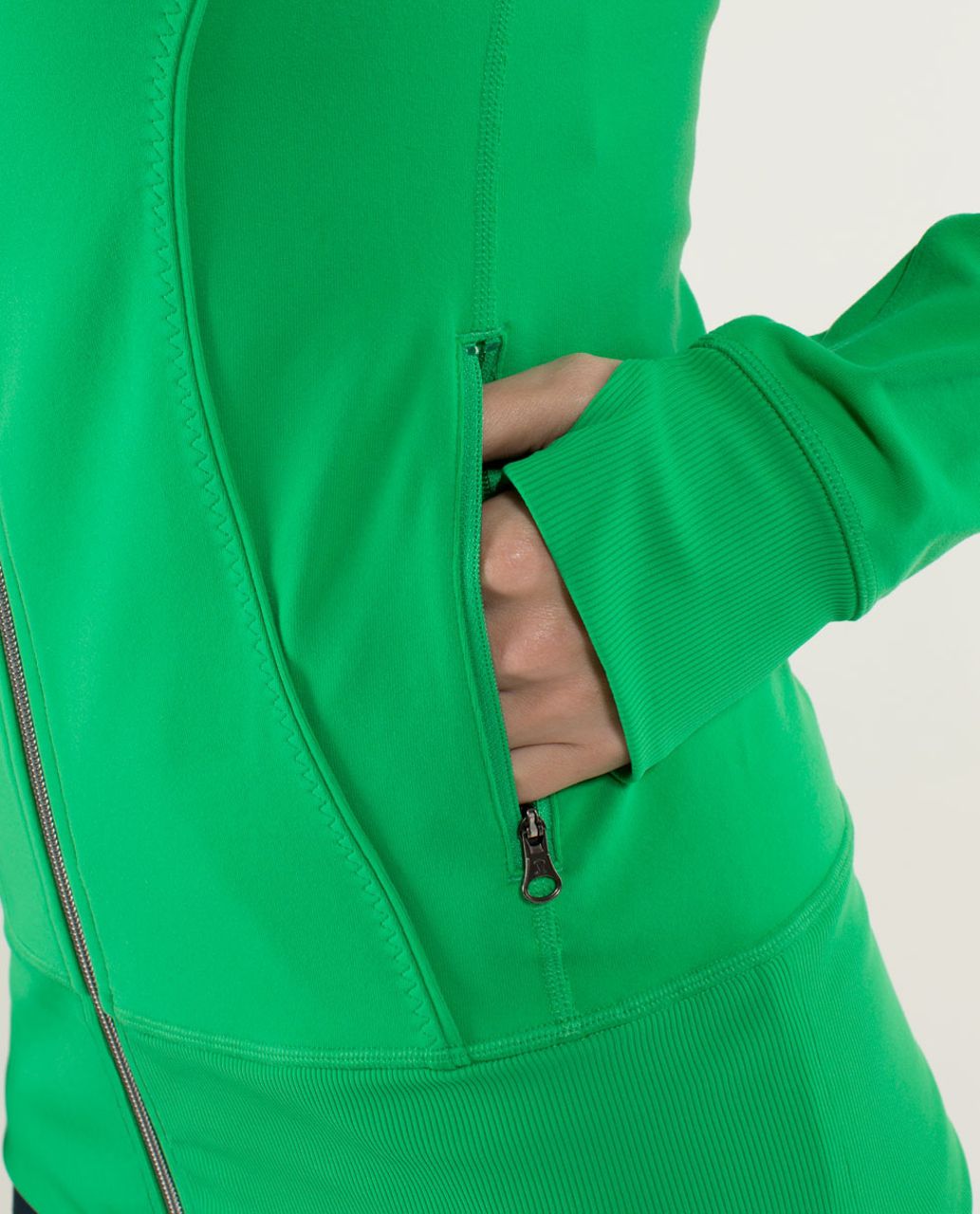 Lululemon Nice Asana Jacket - Green Bean